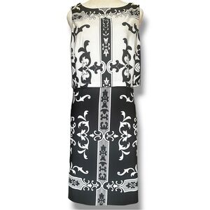 Donna Morgan White an Black Dress Size 12